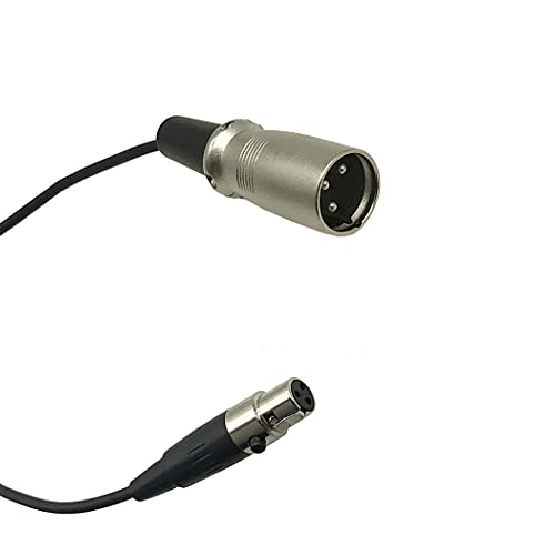 Свързване на кабел за микрофон Seadream Mini-XLR Female-XLR Male; Преносимото аудио кабел Mini XLR 3 Pin Pro с ревери (5 фута)