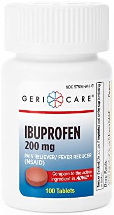 Ибупрофен под формата на таблетки, покрити с черупки 200 мг на 100 грама (генерични Адвил®) от Гери-Care Лекарствена Ад.
