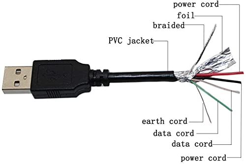 Кабела на Зарядното устройство DKKPIA Micro USB Кабел за Захранване на Безжичен контролер Xbox ONE