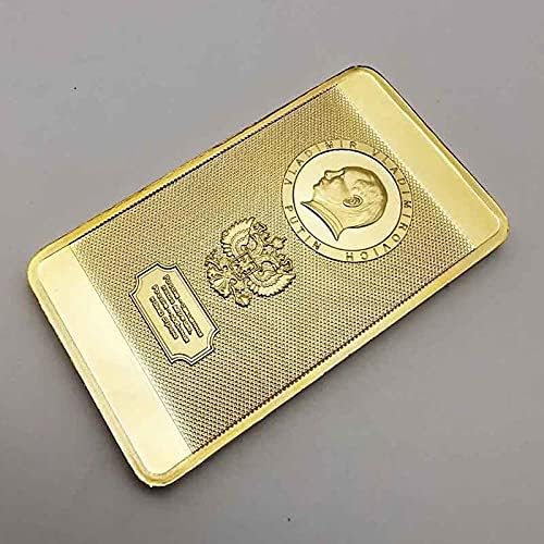 Русия 24-КАРАТОВО Злато Позлатени Блок Незабравим Медальон Монети Колекция от Икони