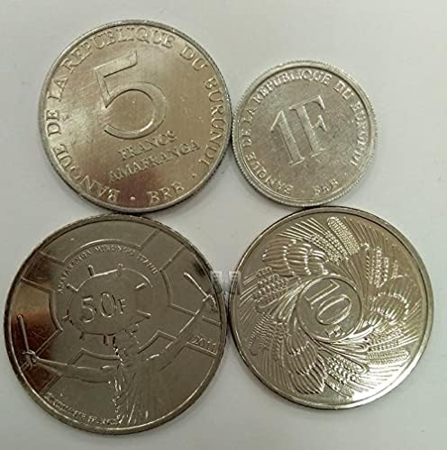 Африканска монета Бурунди Тиражная Монета 4 Комплекта-висока стойност 50 франка