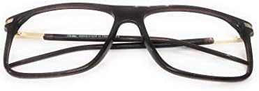 Компютърни очила На lifestyle правоъгълник голям черен пластмаса 54 мм unisex_alacfrpr1033