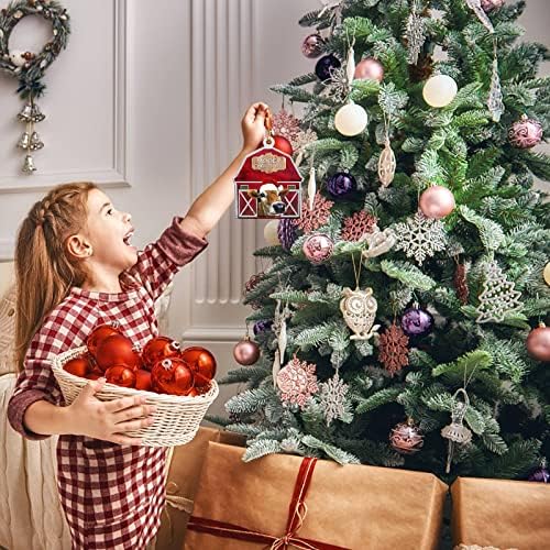 Списък на Коледната Елха Коледни Акрилни Декорации на Самолета Украса За Семейни Тържества и Партита за Окачване Коледна Декорация