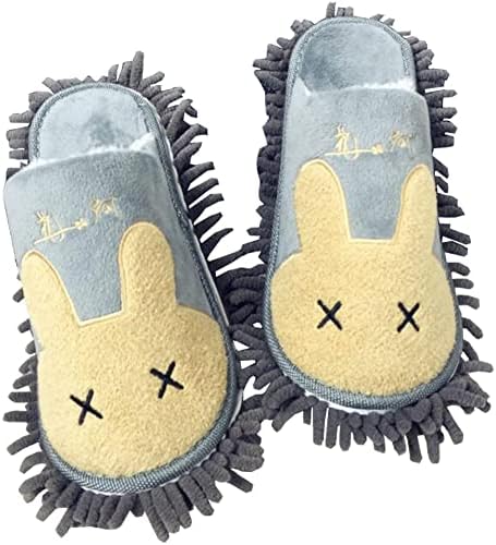 Почистващи Чехли Свалящ Обувки Въже За Миене на Пода Подметка От Микрофибър, Препарат За почистване на обувки От прах (Розов