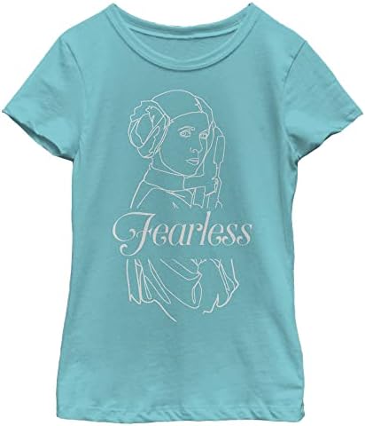 Тениска с къс Ръкав за момичета STAR WARS Fearless Leia