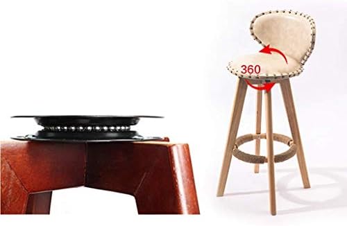 Креативна Лесна и Проста Атмосфера Столче за ресторанта шкафове, Стол със седалка от изкуствена кожа, маса за Хранене, стол от пеньковой Въжета, Дървени Бар стол, 37 3