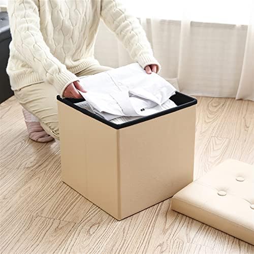 ZSFBIAO Многофункционално Столче за съхранение, Творчески Кутия за съхранение, може да седи в Столче за обувки, Правоъгълен Диван, Табуретка