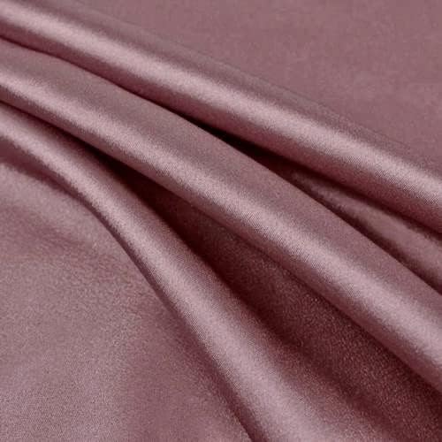 Изкуствена коприна цвят Пейтън лилаво, сатен плат Шармез минимална сила, разтегливост, двор - 10017