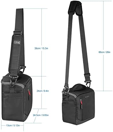Чанта за камера Dulepro, Водоустойчив, устойчив на удари за Носене за фотоапарат с подвижна преграда, Чанта за DSLR камери на