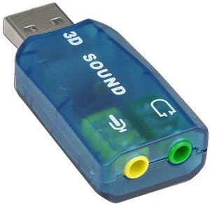 2-канален външен цифров звуков адаптер USB 2.0 - свържете слушалки и микрофон чрез USB-порт!