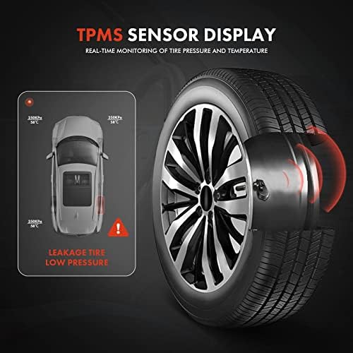 Сензор система за контрол на налягането в гумите A-Premium 315 Mhz ГУМИТЕ е Съвместим с Dodge Ram 1500 2500 3500 Durango Jeep Wrangler