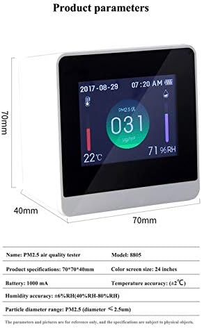WXYNHHD ФПЧ2.5 Тестер за качеството на въздуха TFT Дисплей Електрически Измерване на температура и Влажност Термометър и