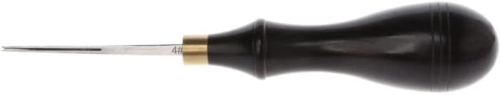 Биговка кожа на ръба на Стоманени остриета Ebony Blackwood Малка Канавка за бродерия - (Цвят: 2,25 мм)