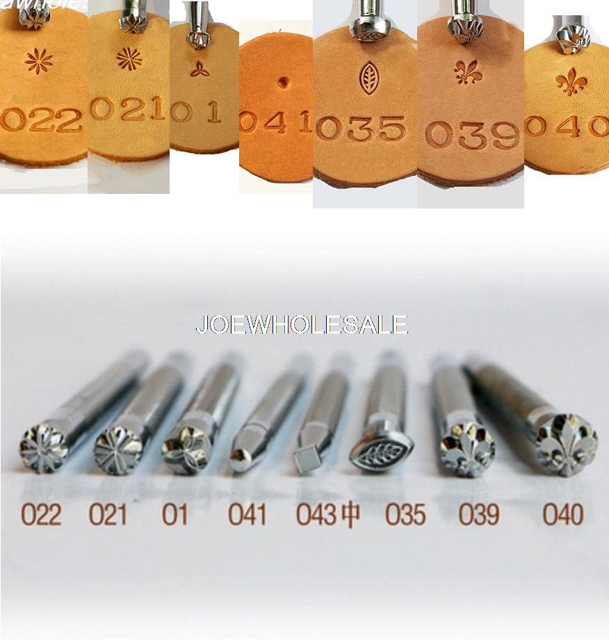 Инструменти за ръчно печатане от кожата O1/O21/O22/ O35/ O39/O40/O41//O43, кожен печат (Цвят: O43)