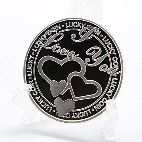 Петно 2019 Любовта под формата на Сърце сребърно покритие Колекция Възпоменателни монети Паричен Релеф Щастливата Монета на Сърцето