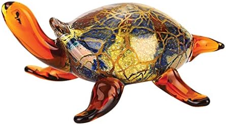 Елегантни и модерни Цветни Фигурки на Животни от арт стъкло в муранском стил - Рибка-Ангел, 16 инча