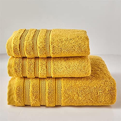 Кърпи за баня JEONSWOD, комплект от 3 теми, впитывающее и быстросохнущее кърпа за възрастни, меки кърпи за баня от чист памук за възрастни