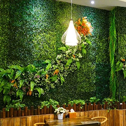 YNFNGXU Имитация на Изкуствен жив Плет Дъска Зелено Растение Балкон Цветна Стена Украса Врати Пластмасови Цветя Стена на Фона на Растителната