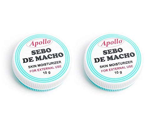 Овлажняващ крем за кожа Apollo Sebo de Macho, 2 опаковки (2 х 10 г), изработени от тлъстината на овни.