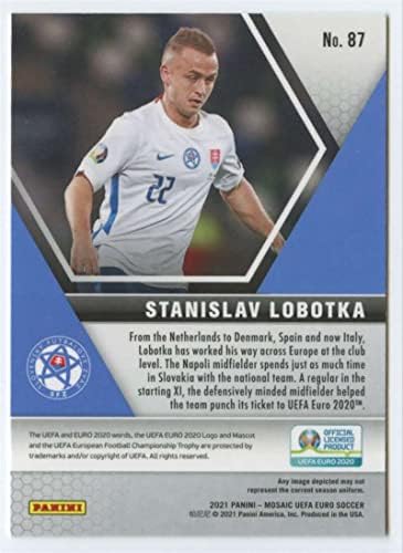 Мозайка Панини 2021 Евро 2020 УЕФА87 Станислав Лоботка Словакия