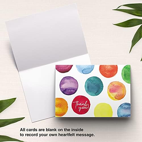 100 уникални благодарственных картички Dessie в насипно състояние - празни пощенски картички за бележки със 100 различни цветни дизайнами,