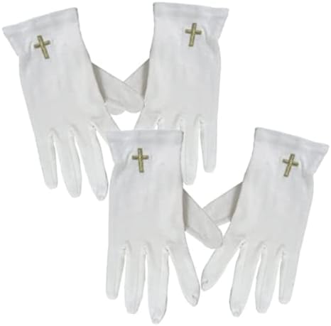 Бели памучни ръкавици Swanson Christian Products - Бели Църковни ръкавици За църквата богослужението, дейности, перформансов и сценок