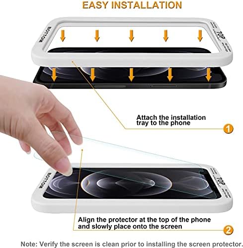 (2 опаковки) Supershieldz е Предназначена за iPhone 13 Pro Max / iPhone 14 Plus (6,7 инча) Защитен слой от закалено стъкло със