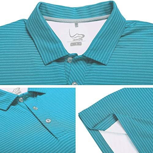 Мъжка риза EAGEGOF Regular Fit Stretch Tech Performance Polo Golf С Къс ръкав