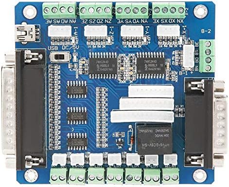 ZJchao 5 Оси на Драйвер за стъпков мотор с CNC Контролер Breakout LPT Такса Интерфейс Breakout Board