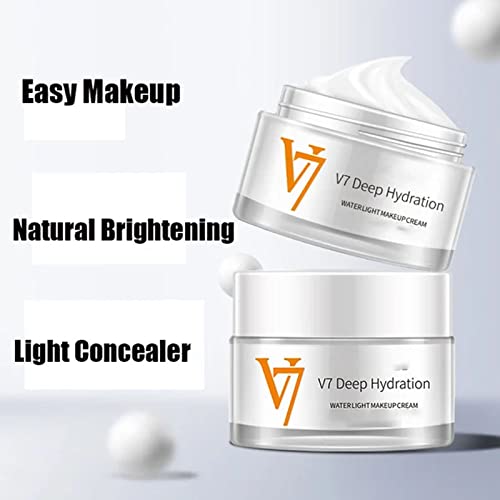 Овлажняващ Тонизиращ крем, V7 Deep Hydration Waterlight Makeup Cream, V7 Deep Hydration Cream, V7 Cream Корейски Тонизиращ и Хидратиращ
