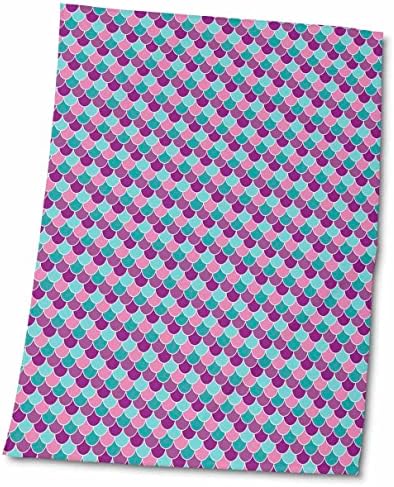 3. Чаршафи с розов, лилав и светло синьо модел във формата на миди Русалки (twl-283238-3)