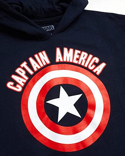 Руното hoody с качулка на Marvel за момчета Отмъстителите – Капитан Америка, спайдър, Пуловер с качулка Железен човек (Размер: 2T-18)