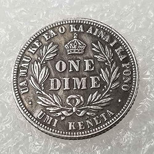 1883 Хавайски Антични Имитация На Монети Морган Великата Американска Стара Монета Американски Възпоменателна Монета Интересен