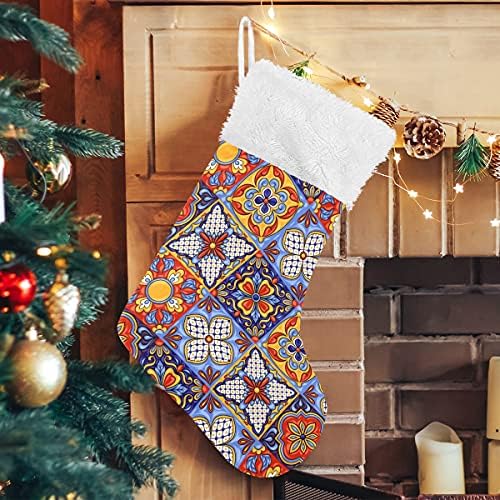 ДОМИНИРАЩ Мексикански, Италиански Керамични Коледни Чорапи Класически Чорапи Голям Размер Персонализирани Коледна Украса за Отглеждане