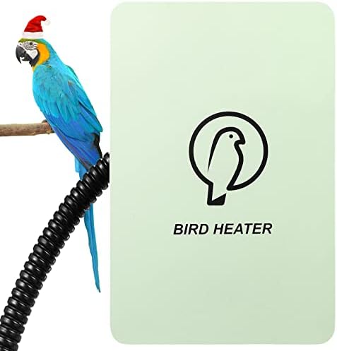 Нагревател за птици - Уютна и топла вода чанта за птици, Нагревател за клетките, за Екзотични домашни птици от 15 Вата Африкански Сиви