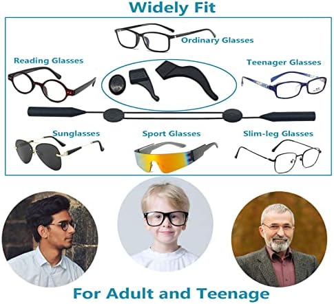 Каишка за Слънчеви очила за Мъже, Ушни Дръжки за Очила, Хонорар Спортни очила