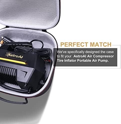 LTGEM EVA Твърд Калъф за Преносим въздушна помпа AstroAI Air Compressor Tire Inflator - Защитна Чанта За съхранение