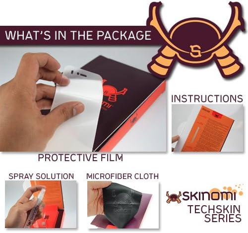 Защитно фолио Skinomi, Съвместима с Samsung Exhibit II 4G Clear TechSkin TPU Anti-Bubble HD FILM