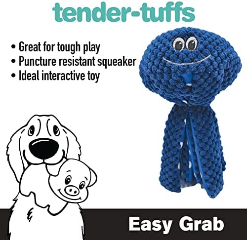 SmartPetLove Snuggle Puppy - Комплект от меко плюшено кърпичка, вълнообразни медуза и гумен Баундерца - Идва с играчки Snuggle Puppy