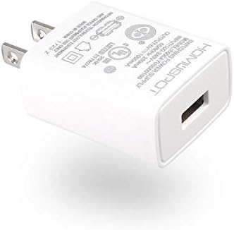 HomeSpot UL Сертифицирано USB Стенно Зарядно устройство 5V1A, Plug към вратата Адаптер За Пътуване, офис, домашна употреба -