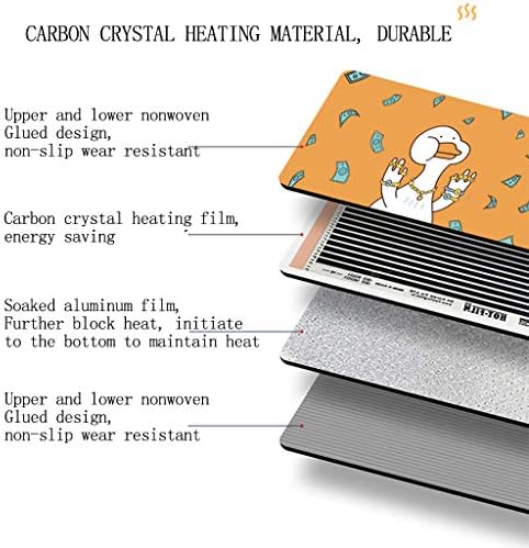 Топло за краката Бързо се нагрява, Сгъваема Нагревательная панел с Трехскоростной регулиране, Нагревател от въглеродни кристал, Температура: