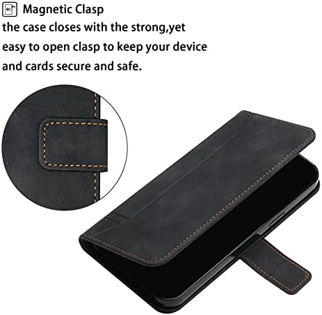 Чанта-портфейл COTDINFOR за Samsung Galaxy A33 5G, Калъф Galaxy A33 5G с държач за карти, Кожен Флип калъф с магнитна стойка, пълна защита,