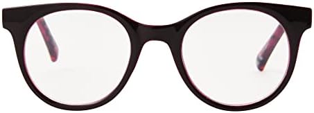 Дамски Кръгли Очила за четене Betsey Johnson с гланц и блясък