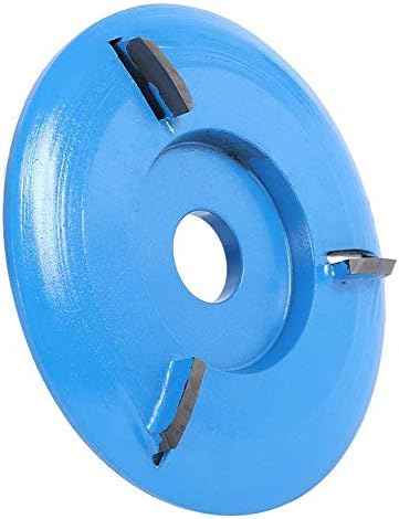 Xucus Диск за гореща Дърворезба, Ветроходство, Гравиране, 4-зъбни Слот за ъглошлайф с бленда 16 мм TI99 - (Цвят: Син кръг)
