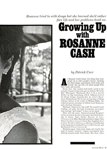 Розана Кеш оригиналната снимка за изрезки от списание 3pg 8x10 S1683