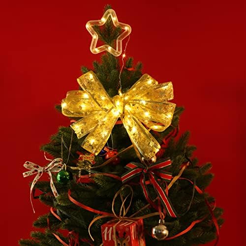 Коледни Лента Светлини LUTER, 9,8 подножието на Златната Коледна Лента Led Лампа с 30 led крушки, Междузвездни Приказни Коледни