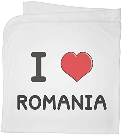 Детско Памучно одеало /Шал Azeeda I Love Romania (BY00025618)