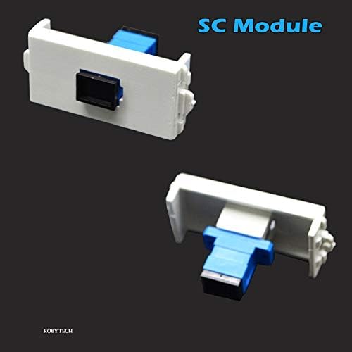 Стенни панела с модулите SC Simplex + LC + 3RCA, Оптични оптични Трапецеидальными конектори, жак за стенен монтаж, Капачка на