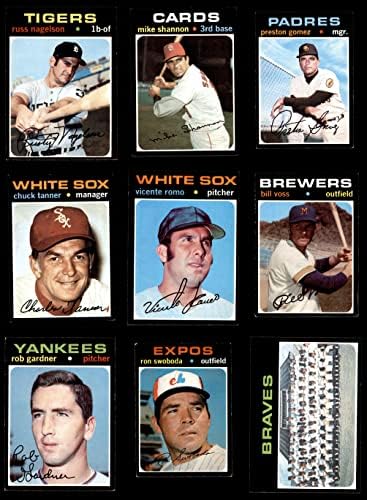 1971 Пълен комплект Topps Baseball High Number (Бейзболен набиране) NM