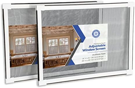 Регулируем прозорец на екрана Maxshore North 15 x 21-39 W инча - 2 комплекта Плъзгаща се алуминиева дограма с прахово покритие